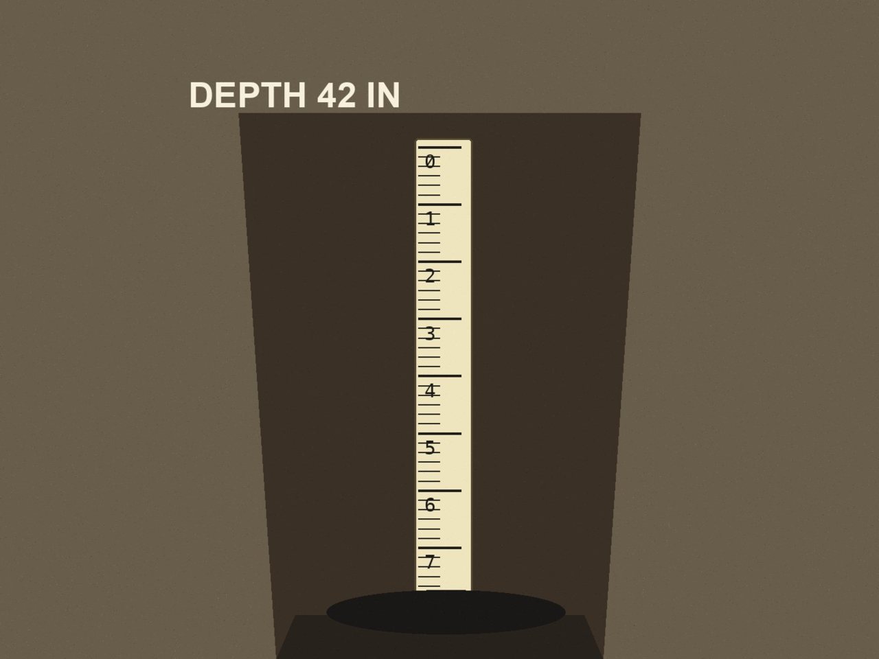Buried cable depth