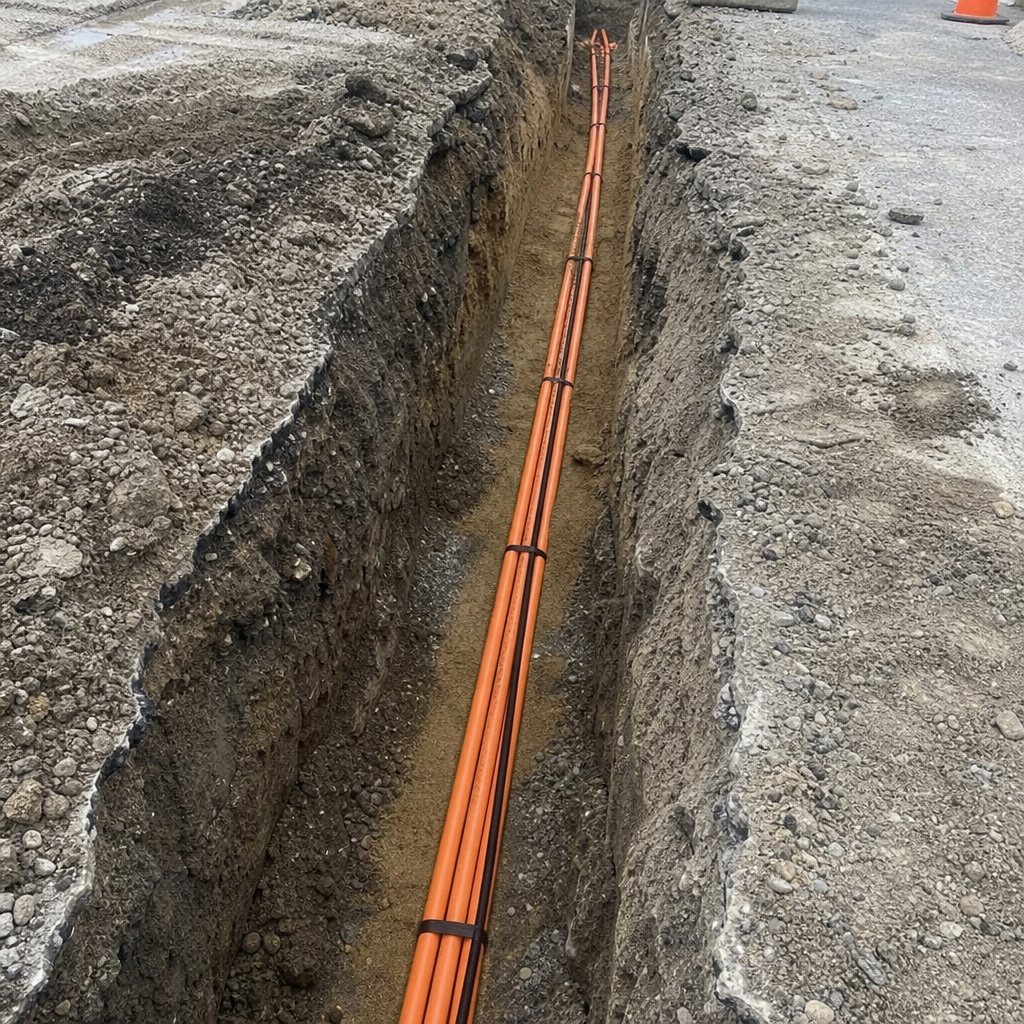 Conduit in the ground