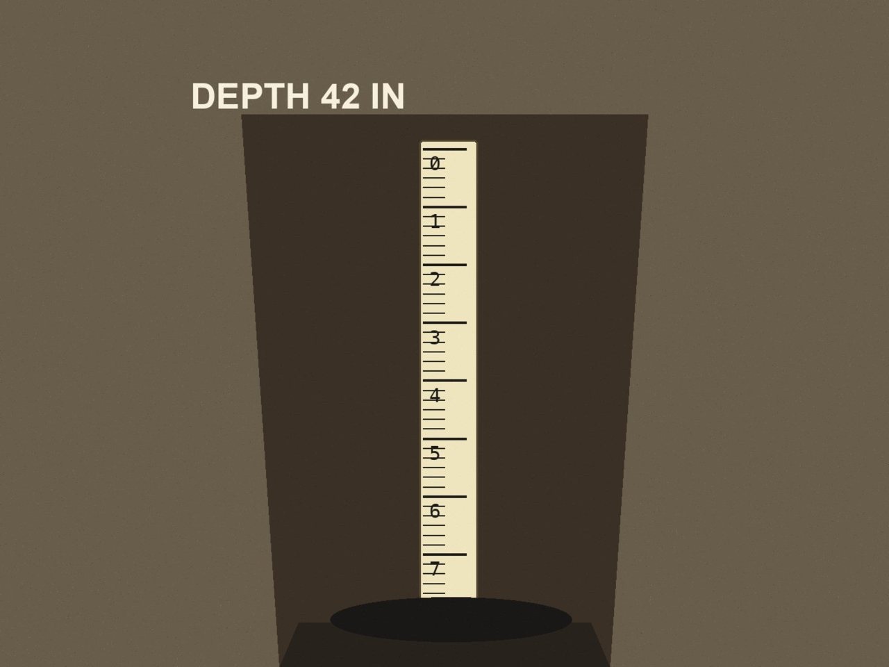 Buried cable depth